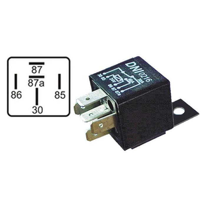 Relé Auxiliar Universal 24V 40A 30A - DNI - 0216 - (1)