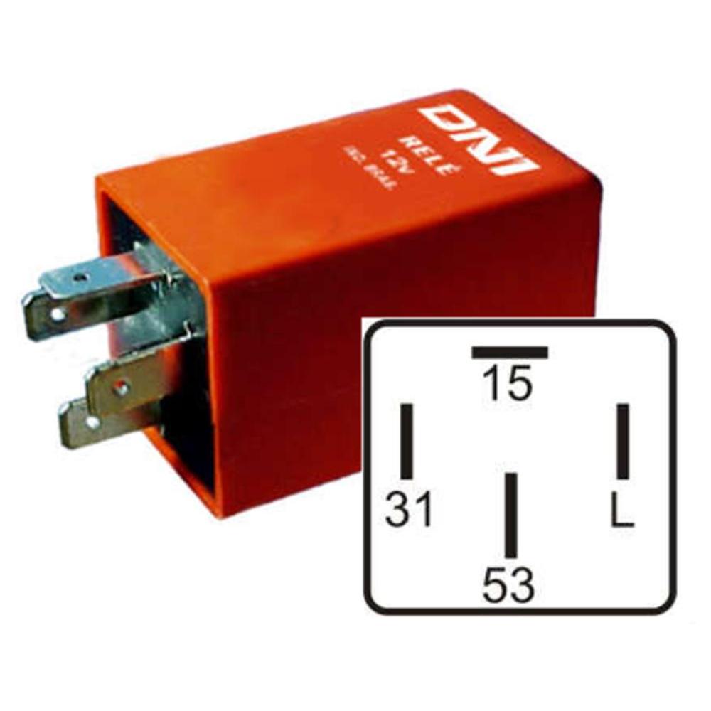 Relê Limpador Parabrisa 12V - DNI - 0355 - (1)