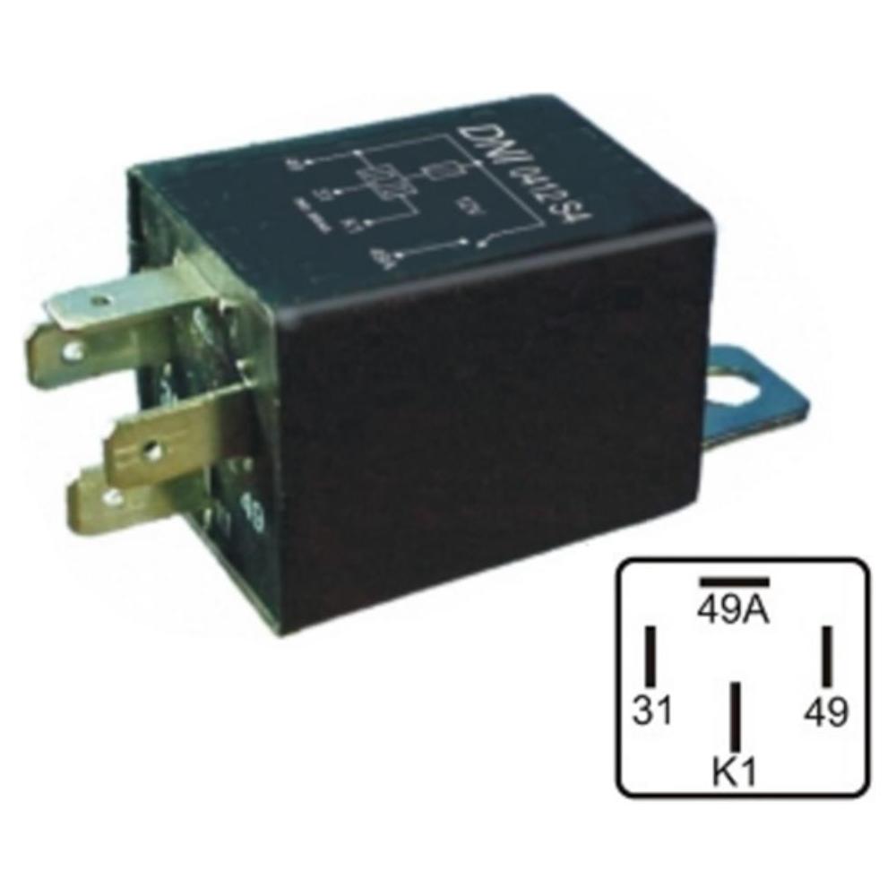 Relé Universal 12V 500W Potência Máxima - DNI - 0412-S4 - (1)