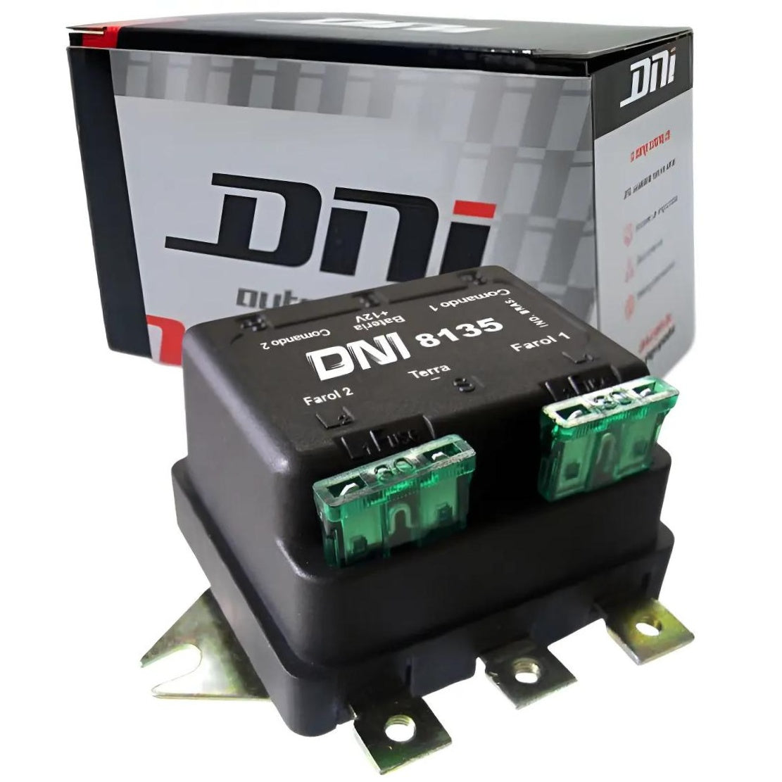 Relê 12V 500W Plástico Duplo 6 Terminais - DNI - 8135 - (2)