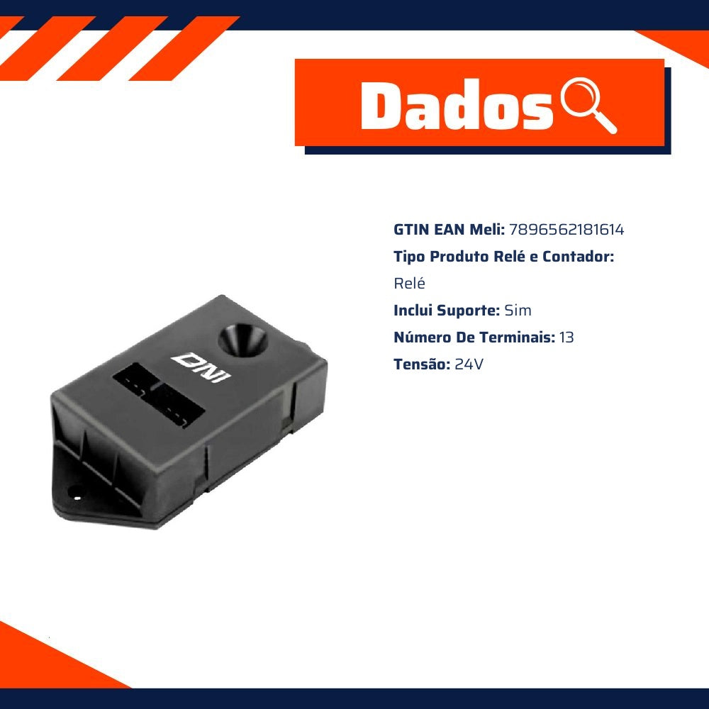 Módulo Comando Pisca 24v - DNI - 8161 - (2)