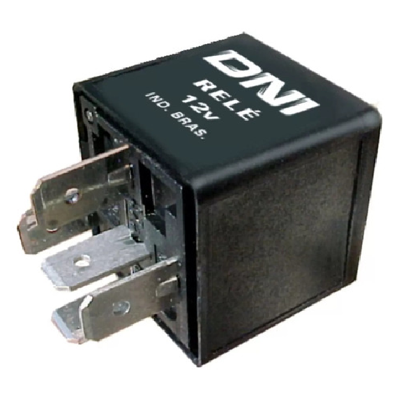 Relê 12V 5 Terminais de Plástico - DNI - 8511 - (1)