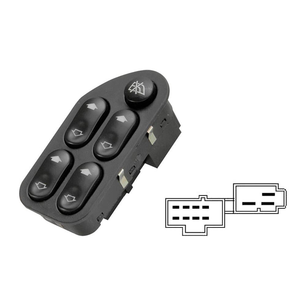 Interruptor do Vidro Elétrico - Diretec - DTC2193 - (1)