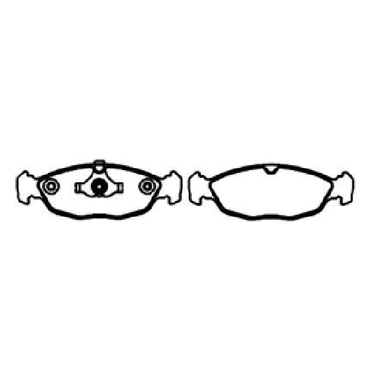 Pastilha de Freio Dianteira - ECOPADS - ECO1014 - (1)