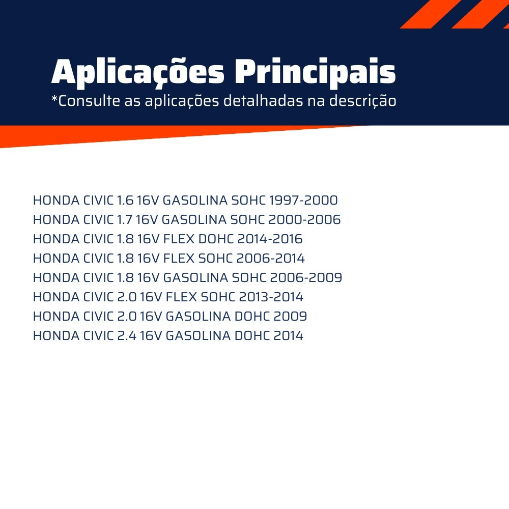 Pastilha de Freio Dianteira para Honda Civic - ECOPADS - ECO1156 - (4)