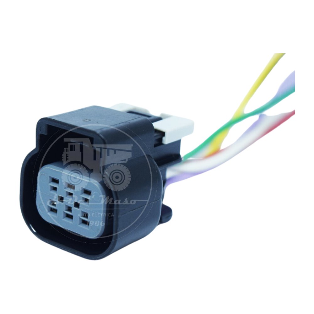 Chicote 6 Vias Fêmea 12V - Rainha das Sete - ETE 5112 - (1)
