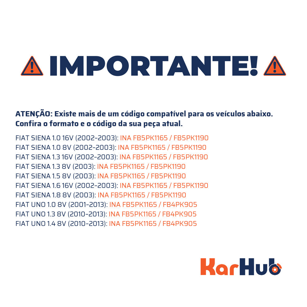 Correia de Acessórios FEAD 1165mm - INA - FB5PK1165 - (5)