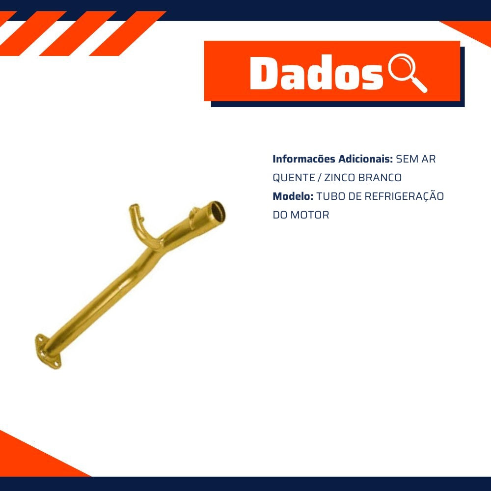 Tubo de Arrefecimento do Motor para Fiat Palio - Grazzimetal - FI186GG - (2)