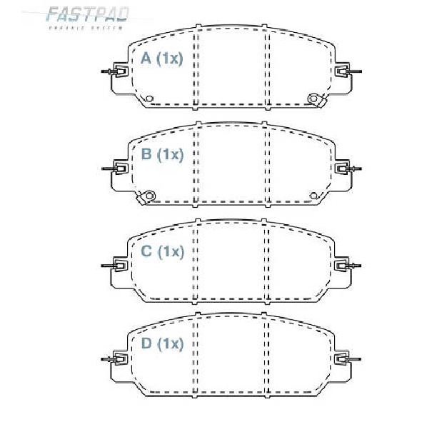 Pastilha de Freio Dianteira - WILLTEC - FP1045 - (1)
