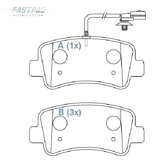 Pastilha de Freio Traseira - WILLTEC - FP189 - (1)