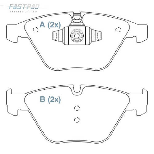 Pastilha de Freio Dianteira - WILLTEC - FP218 - (1)