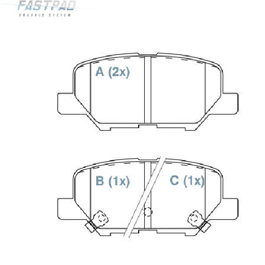 Pastilha de Freio Traseira - WILLTEC - FP226 - (1)