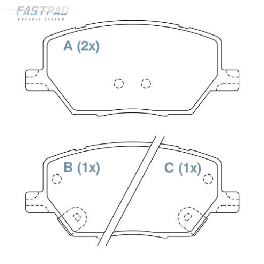Pastilha de Freio Dianteira - WILLTEC - FP254 - (1)