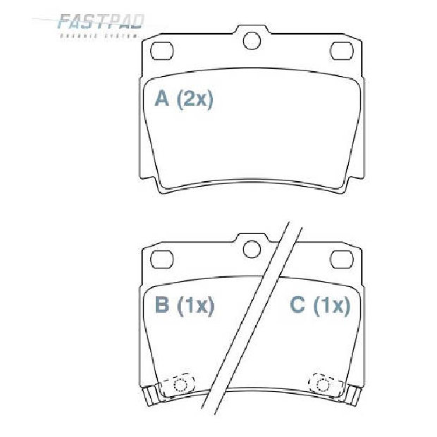 Pastilha de Freio Traseira - WILLTEC - FP386 - (1)