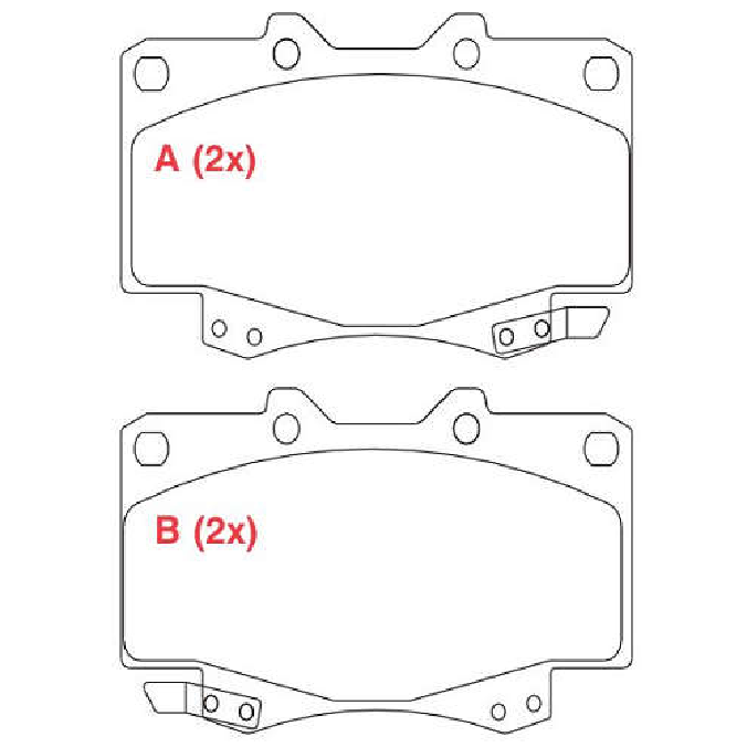 Pastilha de Freio Dianteira - WILLTEC - FP543 - (1)