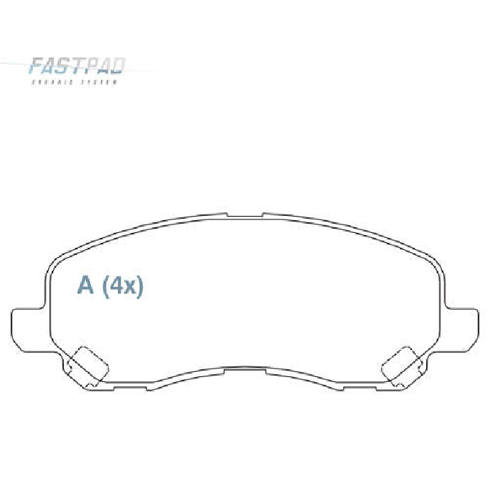 Pastilha de Freio Traseira - WILLTEC - FP592 - (1)