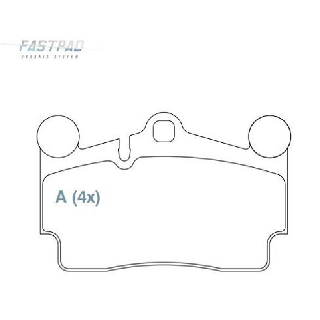 Pastilha de Freio Traseira - WILLTEC - FP601 - (1)