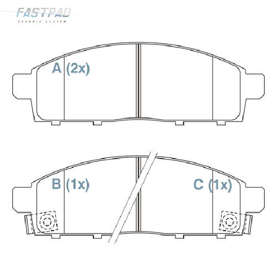 Pastilha de Freio Dianteira - WILLTEC - FP696 - (1)