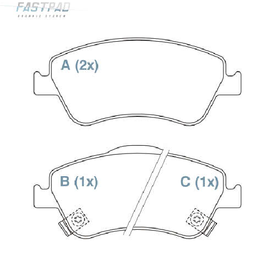 Pastilha de Freio Dianteira - WILLTEC - FP706 - (1)