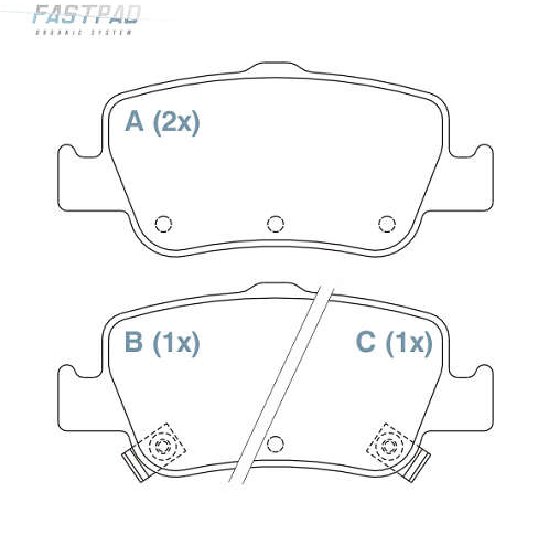 Pastilha de Freio Traseira - WILLTEC - FP707 - (1)