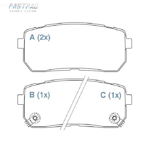 Pastilha de Freio Traseira - WILLTEC - FP717 - (1)
