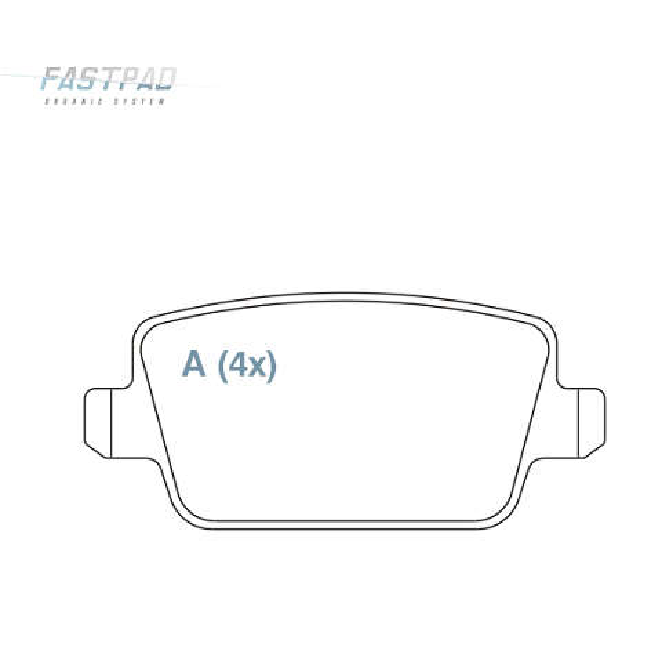 Pastilha de Freio Traseira - WILLTEC - FP727 - (1)