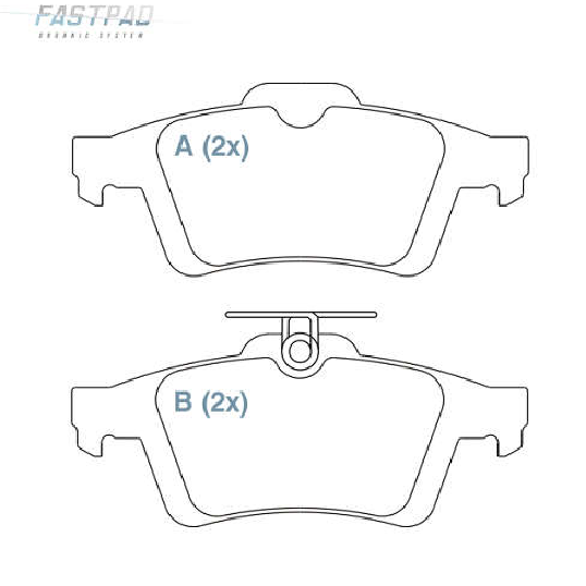 Pastilha de Freio - WILLTEC - FP732 - (1)