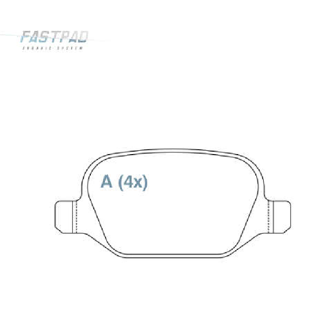 Pastilha de Freio Traseira - WILLTEC - FP748 - (1)