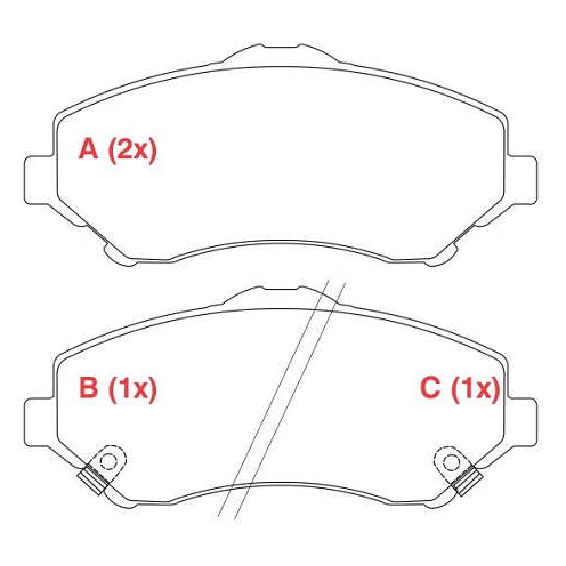 Pastilha de Freio Dianteira - WILLTEC - FP749 - (1)