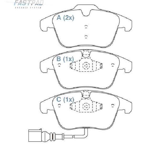 Pastilha de Freio Dianteira - WILLTEC - FP845 - (1)