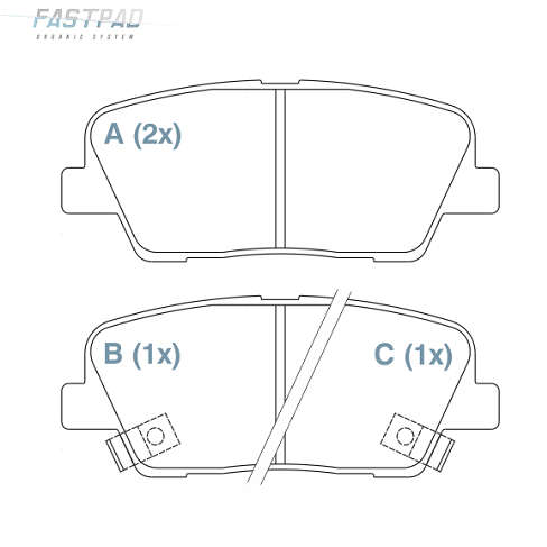 Pastilha de Freio Traseira - WILLTEC - FP870 - (1)