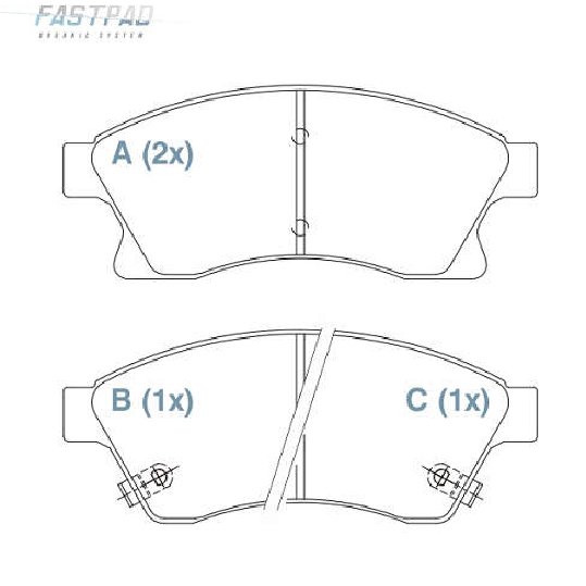 Pastilha de Freio Dianteira - WILLTEC - FP886 - (1)