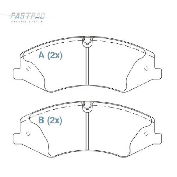 Pastilha de Freio Dianteira - WILLTEC - FP892 - (1)