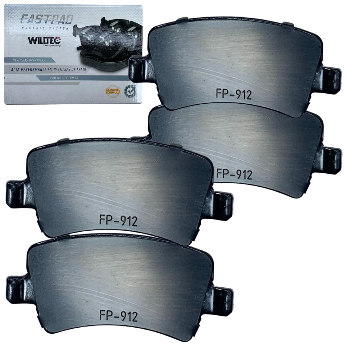 Pastilha de Freio Traseira - WILLTEC - FP912 - (1)