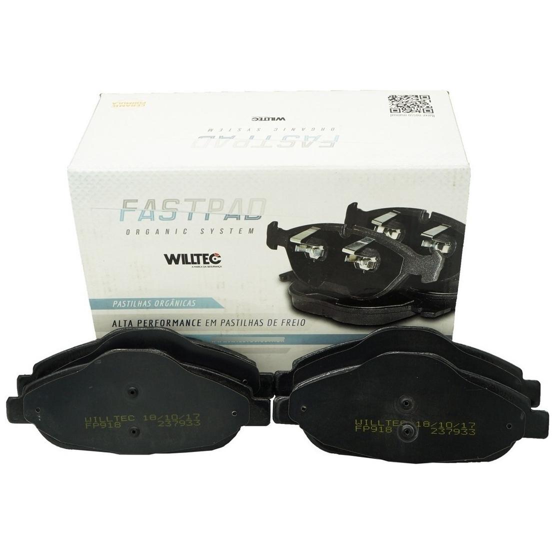 Pastilha de Freio Dianteira - WILLTEC - FP918 - (1)