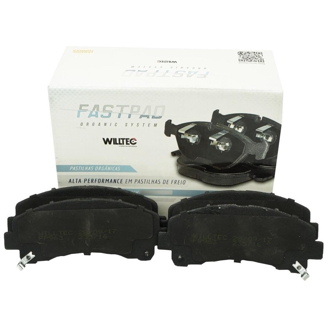 Pastilhas de Freio Dianteira - WILLTEC - FP963 - (1)