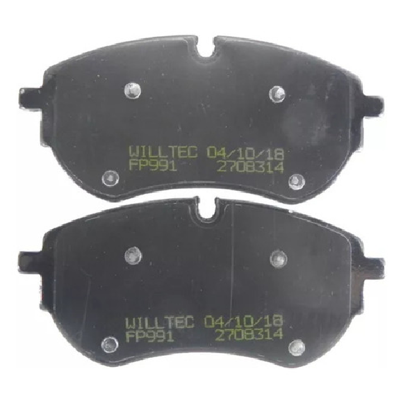 Pastilha de Freio Dianteira - WILLTEC - FP971 - (2)