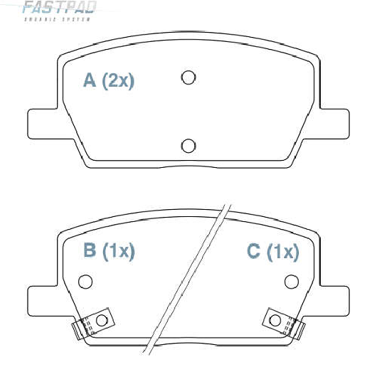 Pastilha de Freio Dianteira - WILLTEC - FP998 - (1)