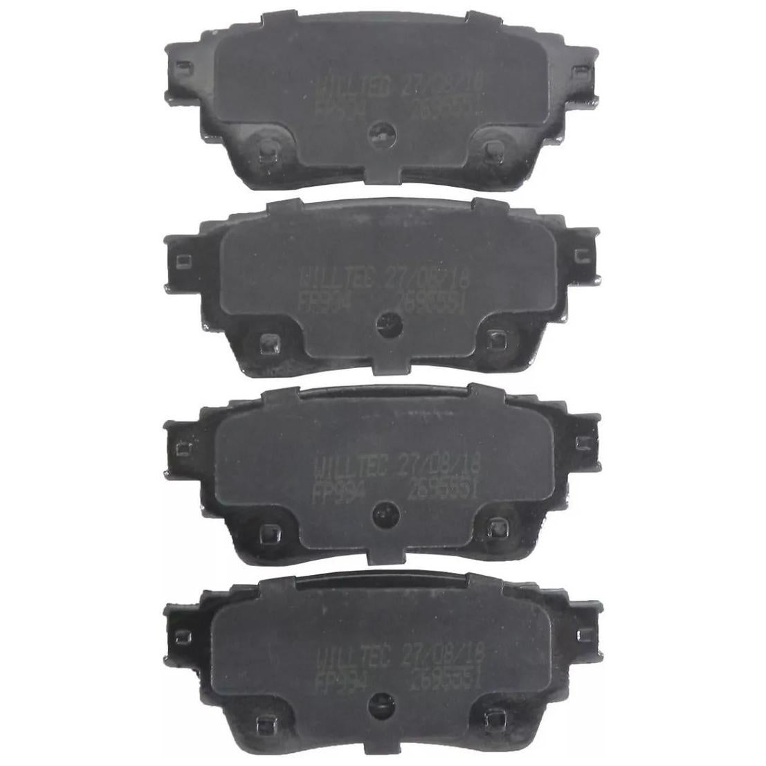 Pastilha de Freio Traseira - WILLTEC - FP994 - (1)