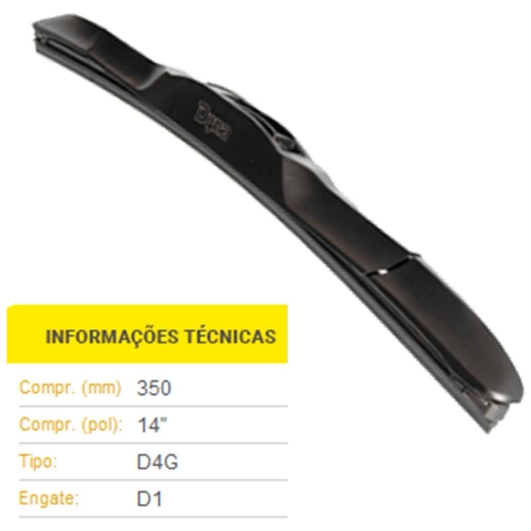 Palheta do Limpador de Para Brisa - Dyna - H614 - (2)