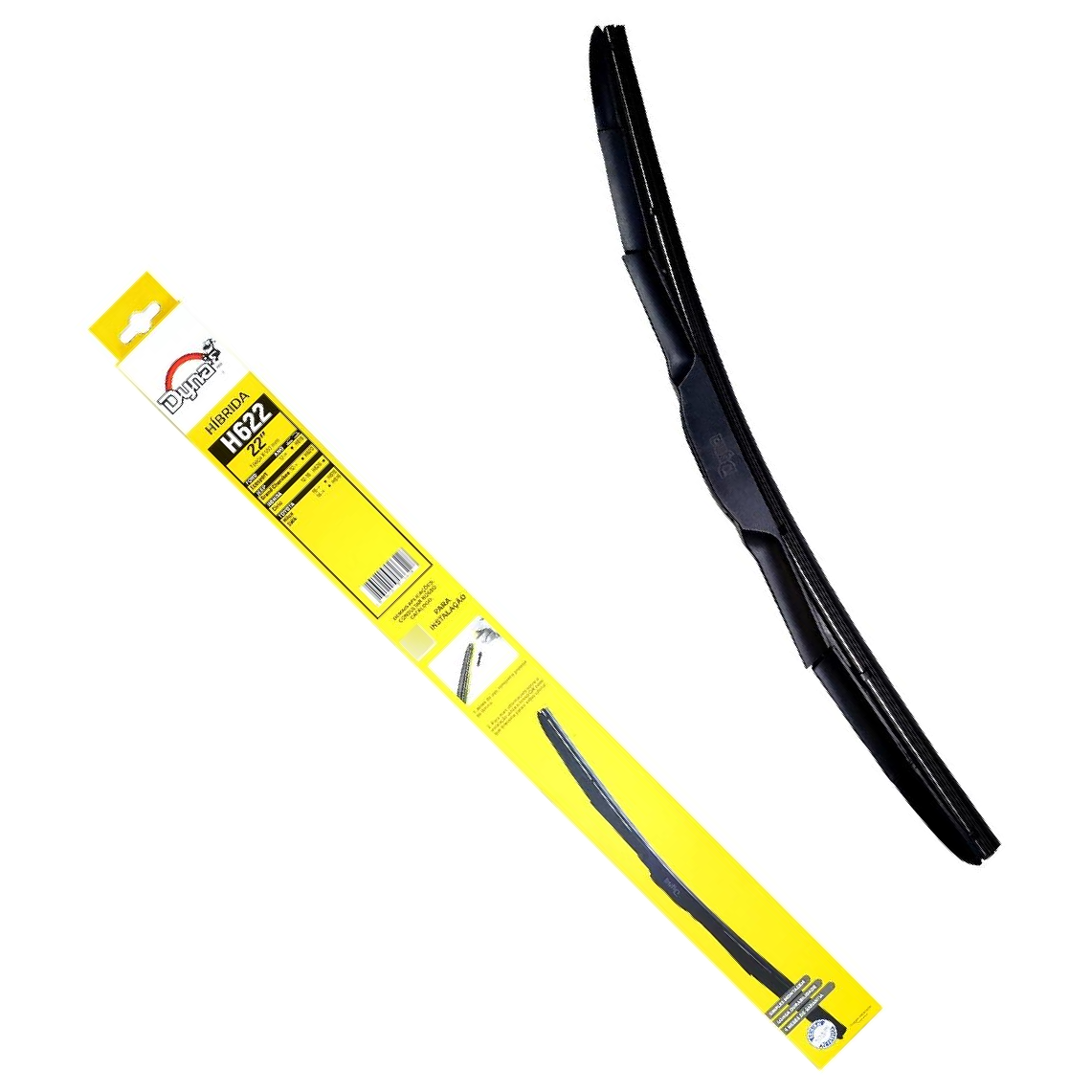 Palheta Limpador Híbrida 22" - Dyna - H622 - (8)