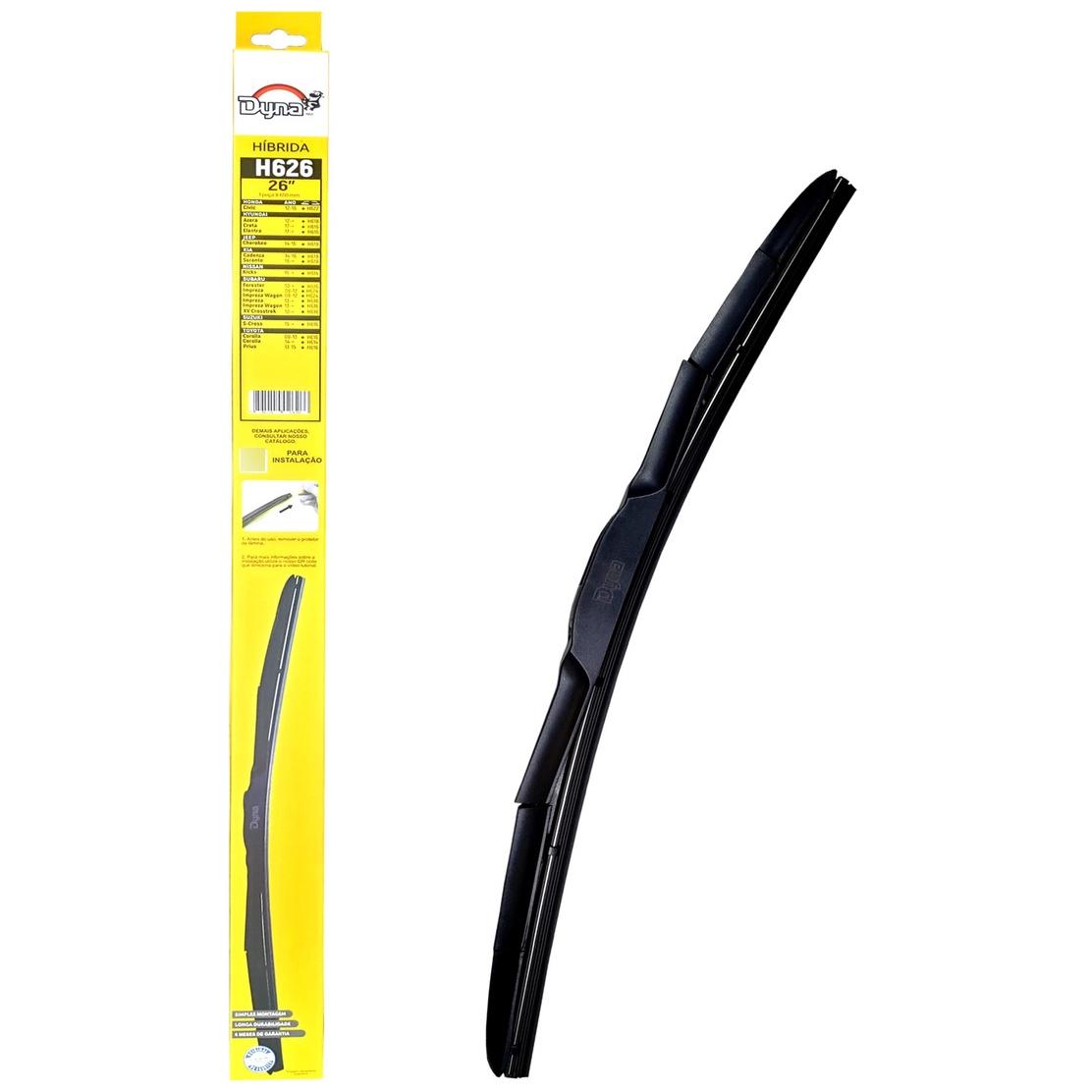 Palheta do Limpador de Para Brisa - Dyna - H626 - (1)