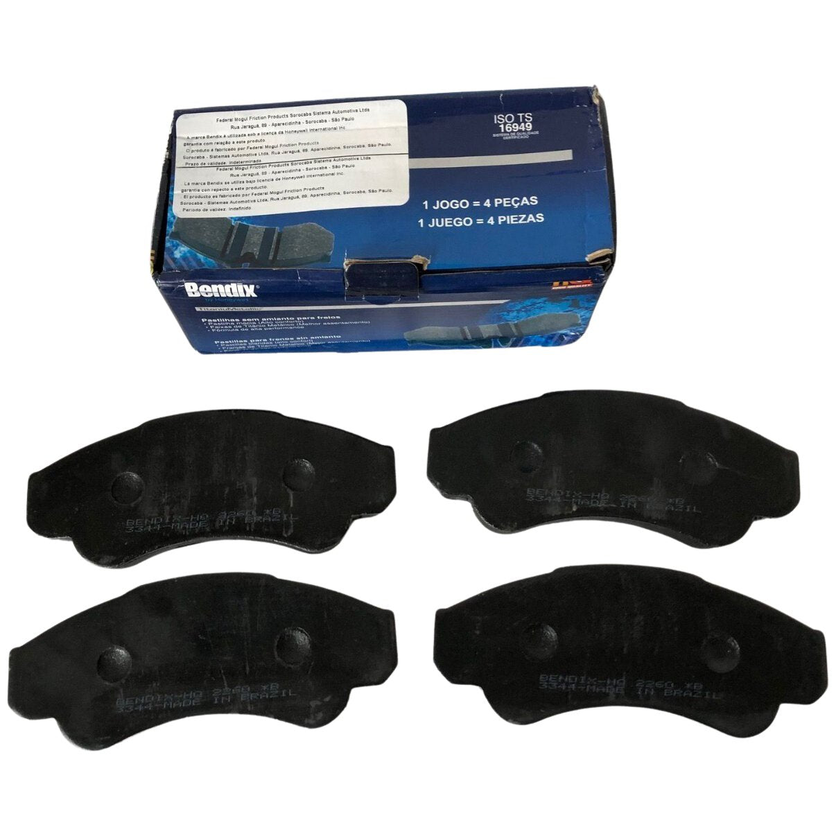 Pastilha de Freio Dianteira - BENDIX - HQ-2260 - (1)