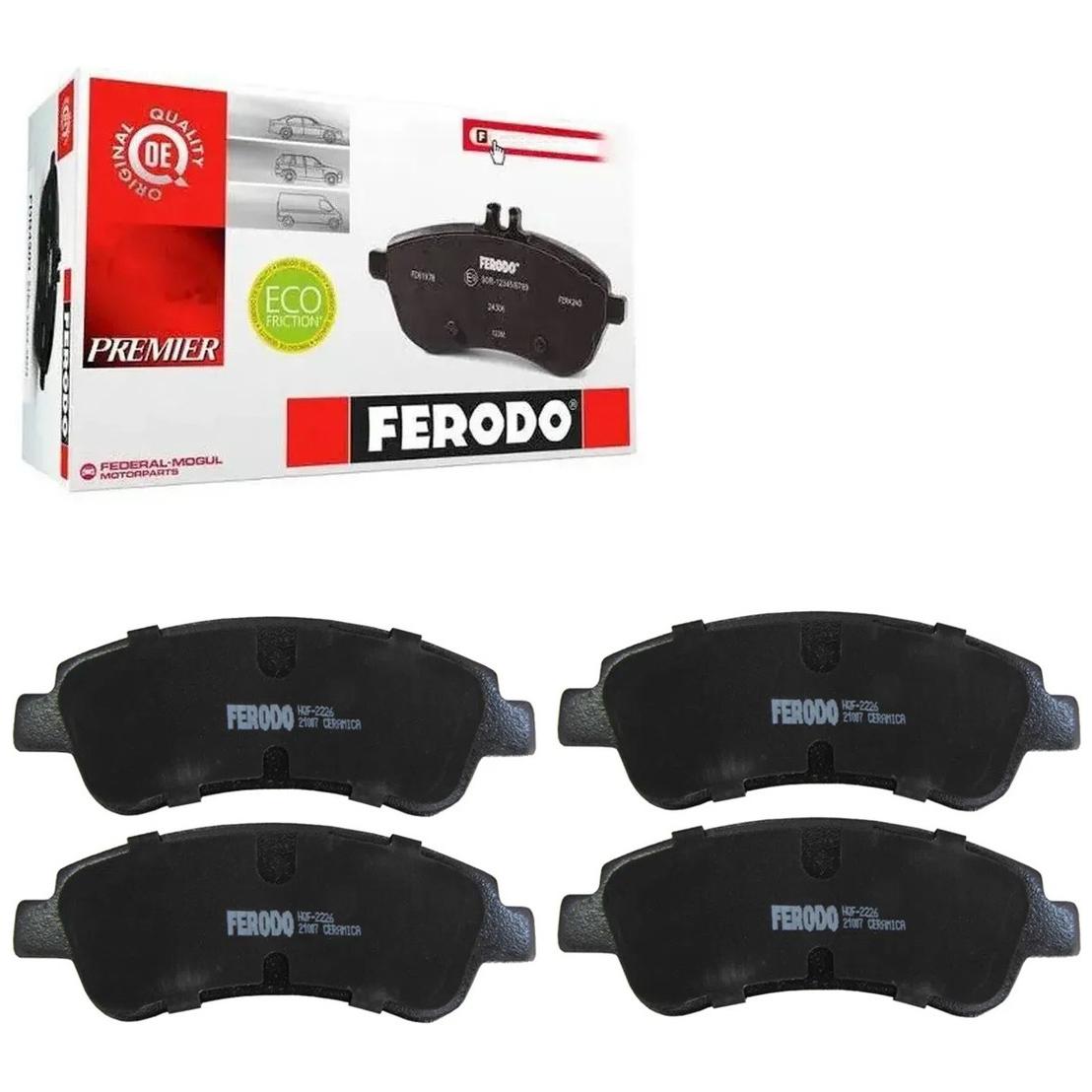 Pastilha de Freio Dianteira - FERODO - HQF-2226C - (1)
