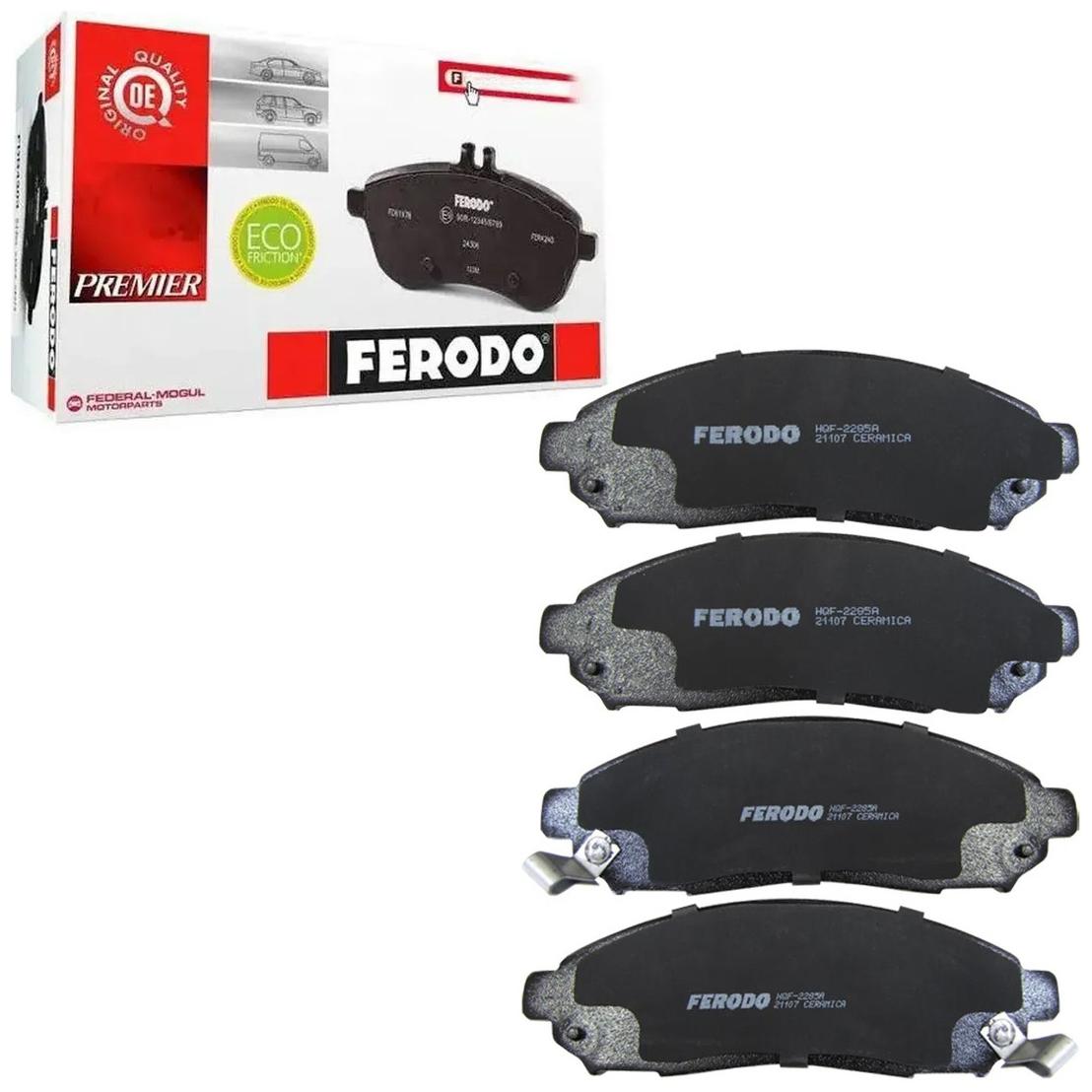Pastilha de Freio Dianteira - FERODO - HQF-2285AC - (1)