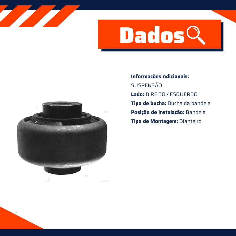Bucha da Bandeja Dianteira para Ford Mondeo - Mobensani - MB 9082 - (2)