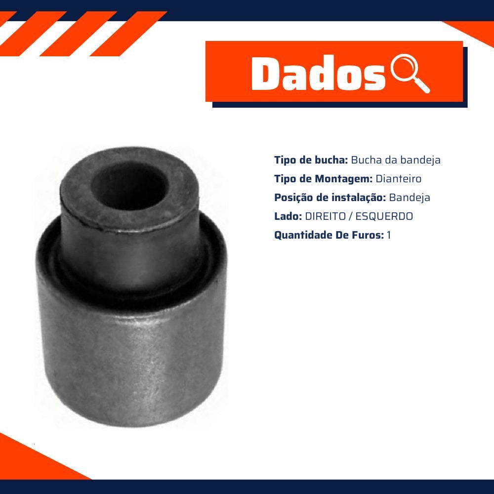 Bucha da Bandeja Dianteira para Citroen AX e Peugeot 106 - Mobensani - MB 9084 - (2)
