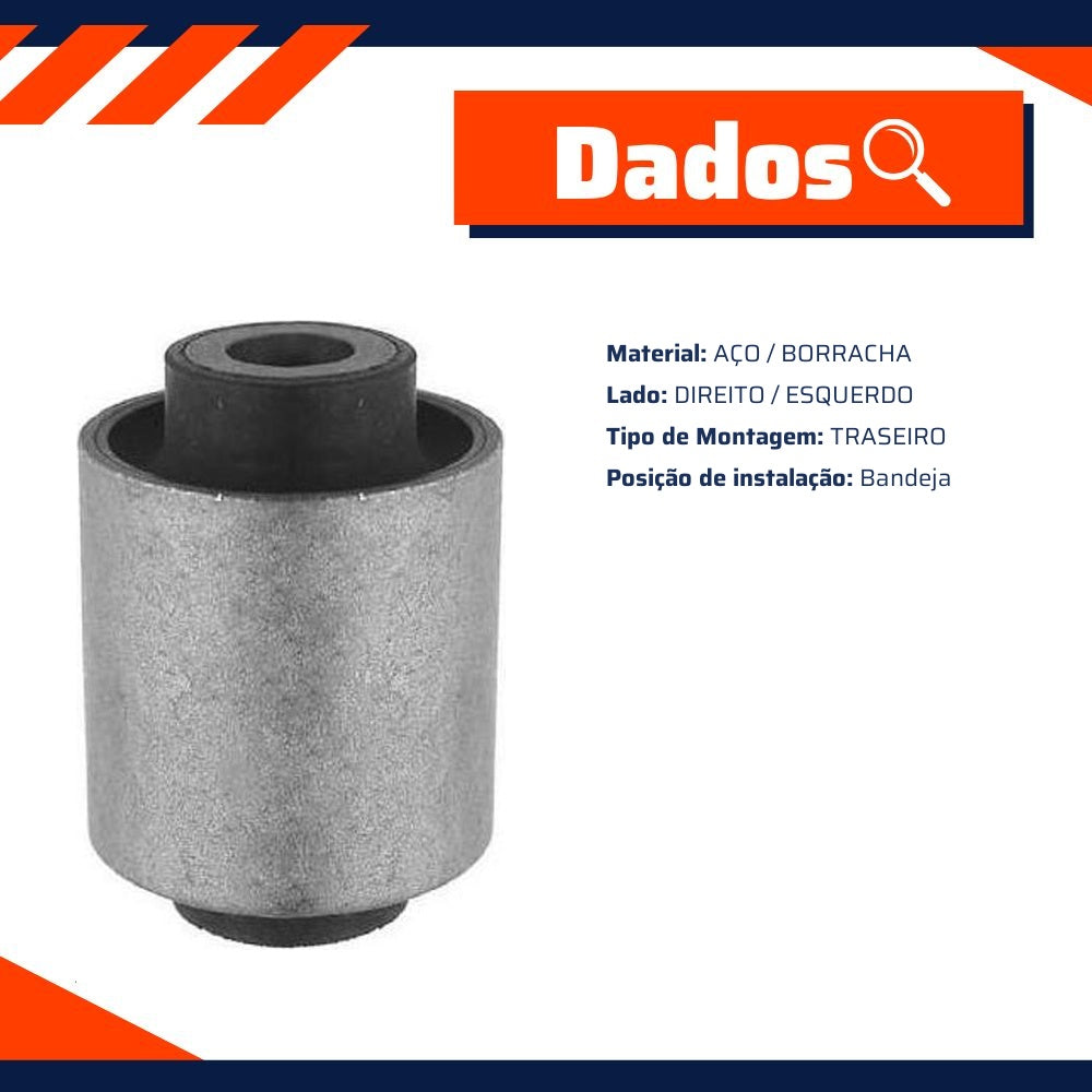 Bucha da Bandeja Traseira para Ford Focus e Focus Sedan - Mobensani - MB2323 - (2)