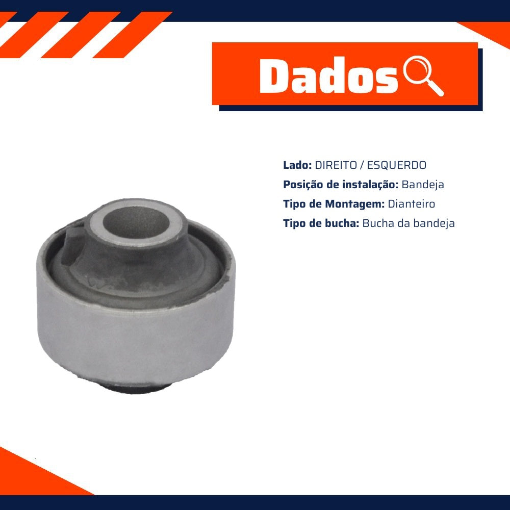 Bucha da Bandeja Dianteira para Citroen C3 e C3 Picasso - Mobensani - MB9272 - (2)