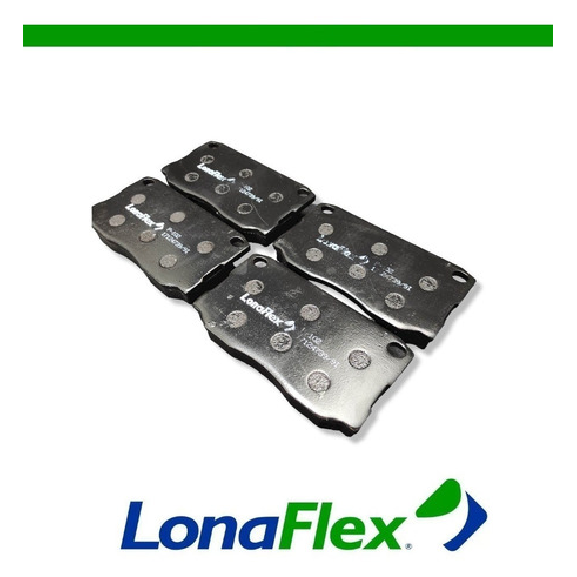 Pastilha de Freio Dianteira - LONAFLEX - P-102 - (4)